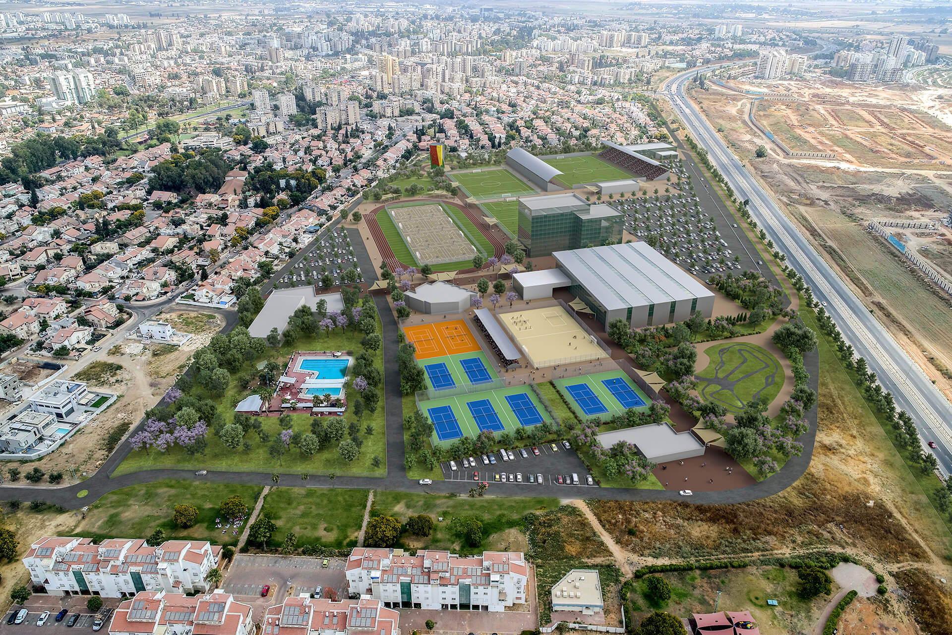 Lod Sports Campus - Master Plan